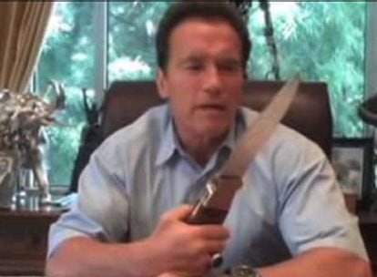 Arnold Schwarzenegger, en el vídeo.