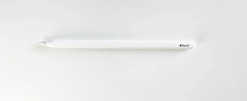 Apple Pencil de color blanco