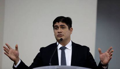 El presidente electo de Costa Rica, Carlos Alvarado.