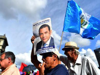 El mandatario Jimmy Morales declaró persona non grata al magistrado anticorrupción, Iván Velásquez, y eso desató protestas en su contra