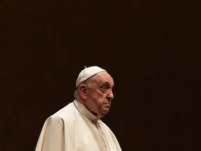 El papa Francisco, durante su viaje a Portugal de este agosto.