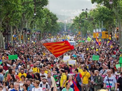 Manifestaci&oacute;n de Barcelona.