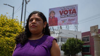 Elsa Arista, en Ciudad Nezahualcóyotl, en el Estado de México, el pasado 25 de mayo.