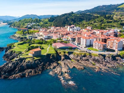 Vista de la localidad de Mundaka (Bizkaia).