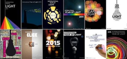 Mosaico del Año Internacional de la Luz 2015.