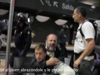La policía entró en la estación de Atocha porra en mano y disparando salvas