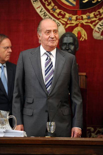 Don Juan Carlos en una imagen del 28 de septiembre de 2010