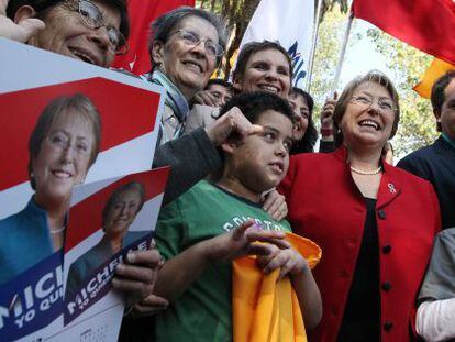 Bachelet, en Santiago de Chile el pasado 11 de mayo.