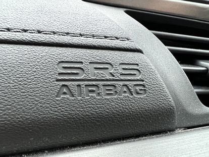 Imagen de un sistema de seguridad Airbag en un vehículo.