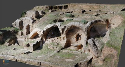 Modelación en 3D del yacimiento romano de Arva, Alcolea del Río (Sevilla), realizada por la Unidad de Geodetección de la UCA