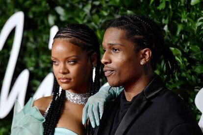 Rihanna y A$AP Rocky en la edición de 2019