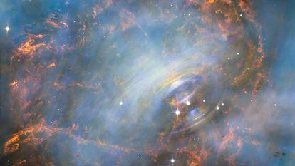 Imagen de la nebulosa del Cangrejo.