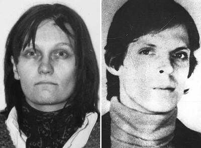 Christian Klar y Brigitte Mohnhaupf, miembros del grupo terrorista alemán RAF, en 1977.