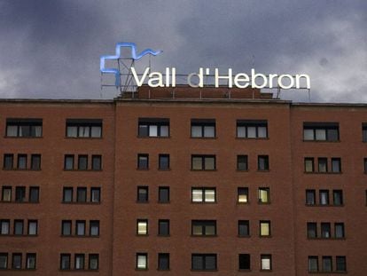 La façana de l'Hospital Vall d'Hebron.