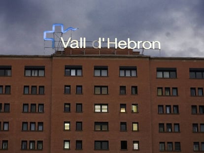 La façana de l'Hospital Vall d'Hebron.