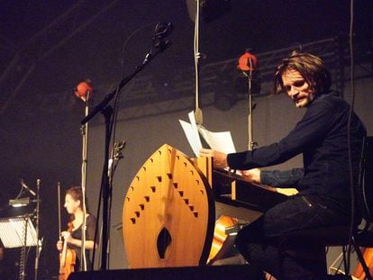 Jonny Greenwood, en septiembre pasado, durante un festival en Dorset (Reino Unido).