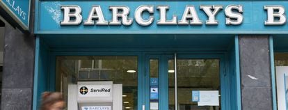 Oficina de Barclays en Madrid.