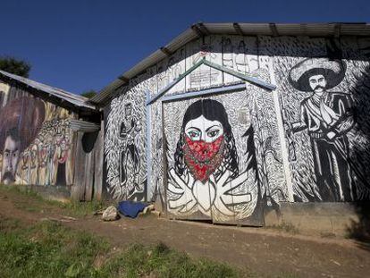 Comunidad zapatista de Oventic, en San Andrés Larráinzar, (Chiapas).
