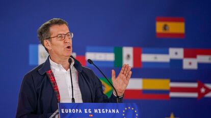 El líder del PP, Alberto Núñez Feijóo.