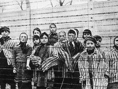 Internos en el campo de concentración de Auschwitz, que estaba situado en territorio polaco.
