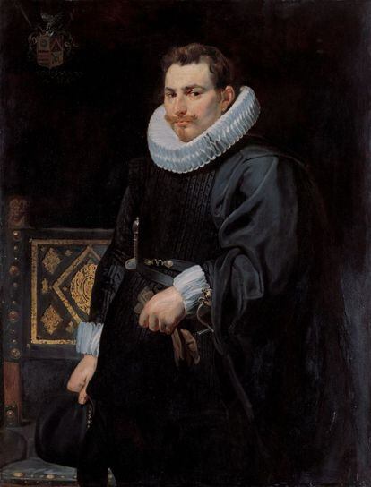'Retrato de Jan Vermoelen' (1616) de Rubens.