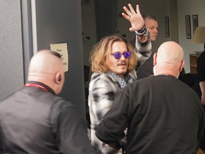 02 June 2022, United Kingdom, Newcastle: US actor Johnny Depp arrives at Sage Gateshead where he is due to join Jeff Beck on stage on Thursday. Photo: Owen Humphreys/PA Wire/dpa
02/06/2022 ONLY FOR USE IN SPAIN