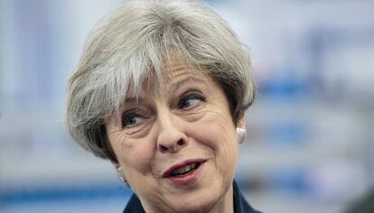 La primera ministra británica, Theresa May.