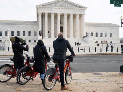 La fachada del Tribunal Supremo de Estados Unidos, en Washington, el pasado 10 de diciembre.