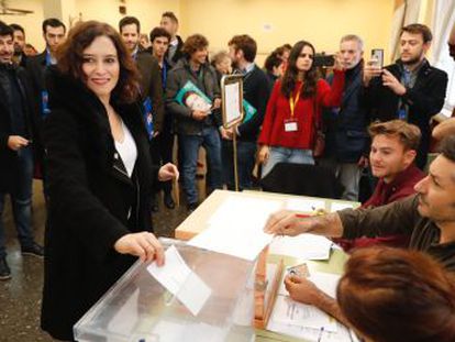 El partido de Rivera pierde cinco diputados y el de Abascal pasa de quinta a tercera fuerza en la comunidad de Madrid