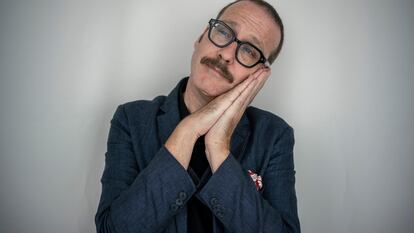 Joaquín Reyes, el pasado 15 de septiembre, en su casa de Madrid.