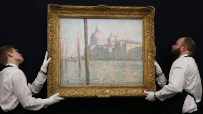 Le Grand Canal, de Claude Monet, subastada en Sotheby’s.