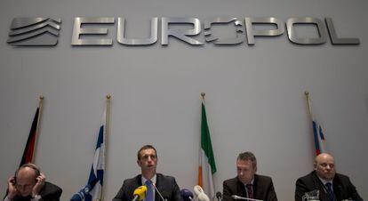 Imagen de la reunión de la Europol en La Haya.