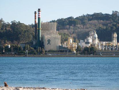 Vista de la planta de Ence en Pontevedra.