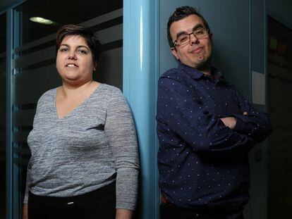 Maribel Cáceres y Antonio Hinojosa, activistas por los derechos de las personas con discapacidad intelectual. 
