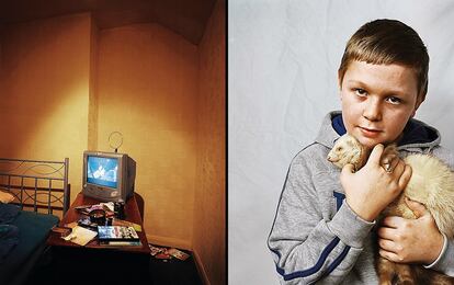 Lewis, 10 años, sufre hiperactividad, habita en un adosado de Yorkshire, Inglaterra (Perteneciente al libro 'Where Children Sleep', editado por Chris Boot).
