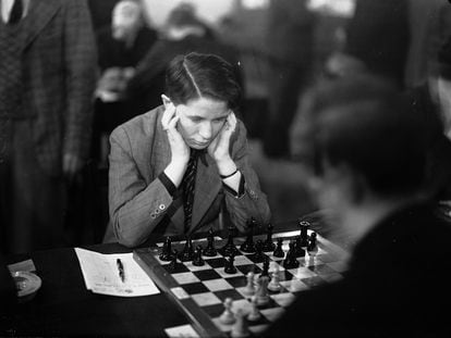 Sonja Graf, en un torneo celebrado en Reino Unido en 1936.