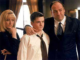 Imagen de la familia protagonista de <i>Los Soprano</i>.