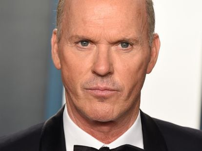 Michael Keaton, en la fiesta organizada en 2020 por la revista 'Vanity Fair' tras los Oscar.