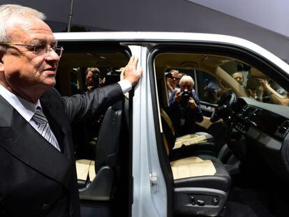 Martin Winterkorn, entonces presidente de Volkswagen, en Hannover (Alemania) el 5 de mayo de 2015.