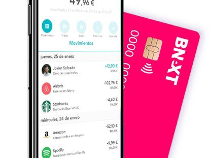 La fintech Bnext capta 1,5 millones con el apoyo de los inversores internacionales