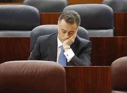 Alberto López Viejo, en la Asamblea de Madrid.