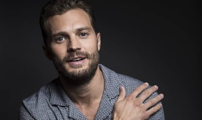 Jamie Dornan, en la promoción de la cinta "Anthropoid" en Nueva York.