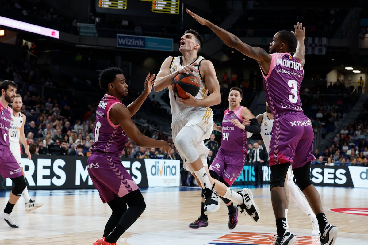 Carlos Alocén vuelve a jugar con el Real Madrid 651 días después de su lesión | Baloncesto | Deportes
