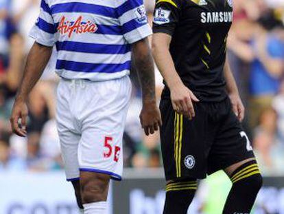 Terry, junto a Anton Ferdinand, durante un partido disputado el pasado 15 de septiembre
