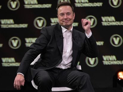 El multimillonario Elon Musk, el pasado 16 de junio en París.