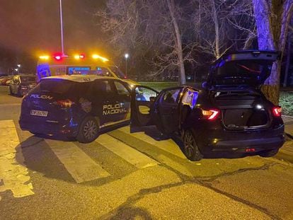 El detenido conducía el Nissan Micra de la víctima, a quien había metido en el maletero.