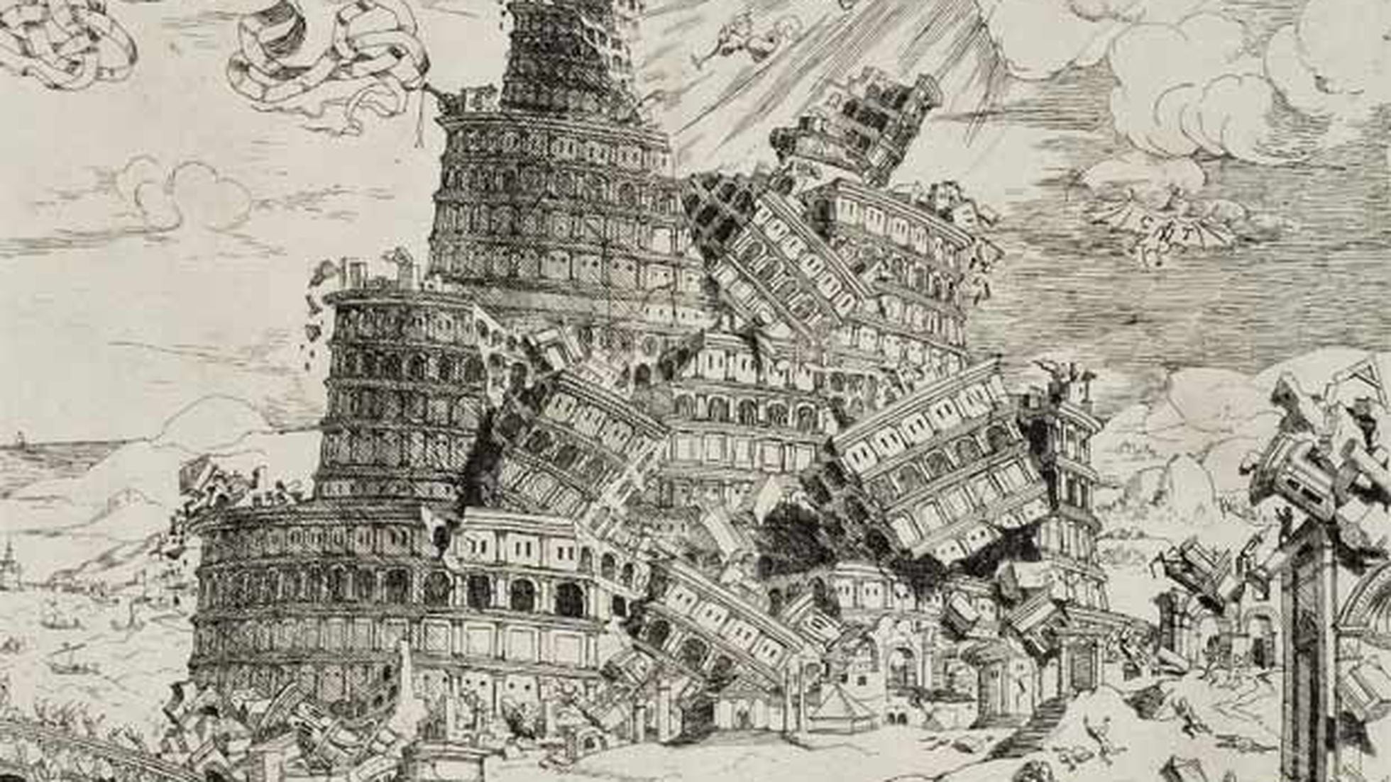 Grabado sobre la destrucción de la Torre de Babel | Cultura | EL PAÍS
