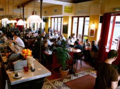 Interior del L'Autre Café, en París.