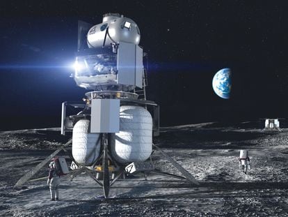 El proyecto de Blue Origin recuerda a los módulos lunares que llevaron a 12 astronautas hasta la Luna.