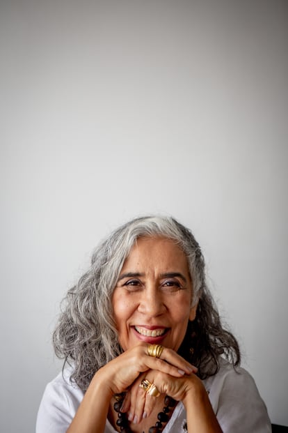 Vida Gala posó para un retrato después de la entrevista, esta luna en São Paulo.